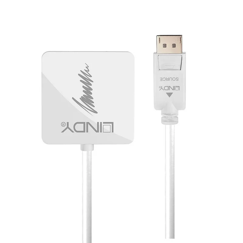 Aktywny konwerter Lindy DisplayPort 1.2 na HDMI 1.4, DVI i VGA