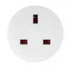 Hama 00223452 adapter wtyczki zasilania Typ F Typ G (UK) Biały