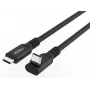 Kabel USB C do USB C MicroConnect MC-USB3.2CC2-FA, USB 3.2 Gen 2x2, 20 Gbit/s, 2 m, czarny