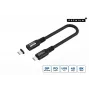 Kabel USB4 Gen 3x2 USB-C do USB-C MicroConnect MC-LS-USB4CC0.15, 0,15 m, czarny