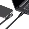 USB4 Gen 3x2 USB-C do USB-C kabel MicroConnect MC-LS-USB4CC0.15-A — 0,15 m, czarny