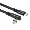 USB4 Gen 3x2 USB-C do USB-C kabel MicroConnect MC-LS-USB4CC0.15-A — 0,15 m, czarny