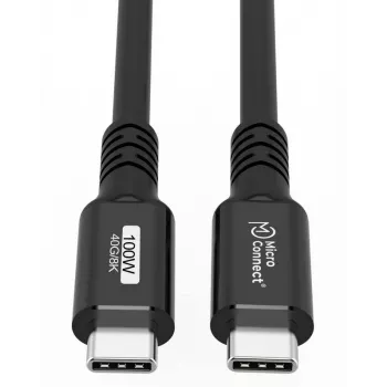 Kabel Microconnect USB4CC015 USB4 Gen 3x2 0,15 m USB C Czarny