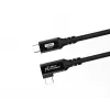 Kabel USB-C do USB-C MicroConnect USB3.2CC015-A, USB 3.2 Gen 2x2, 20 Gbit/s, 0,15 m, czarny