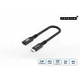 Kabel USB-C na USB-C MicroConnect USB3.2CC015EX, USB 3.2 Gen 2x2, 0,15 m, czarny