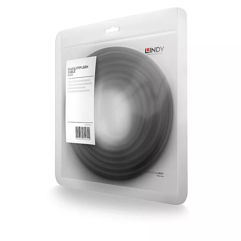 Lindy 47315 kabel sieciowy Czarny 20 m Kat. 7 S/FTP (S-STP)