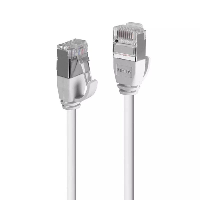 Lindy 0.5m Cat.6A U/FTP Ultra cienki kabel sieciowy, szary, 0.5 m, Cat6a, U/FTP (STP), RJ-45, RJ-45, szary