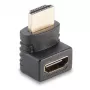 Adapter kątowy Lindy HDMI złącze żeńskie na HDMI złącze męskie 90° w górę