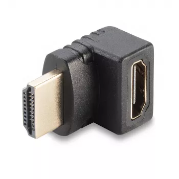 Adapter kątowy Lindy HDMI złącze żeńskie na HDMI złącze męskie 90° w górę