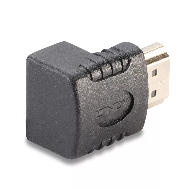 Adapter kątowy Lindy HDMI złącze żeńskie na HDMI złącze męskie 90° w górę