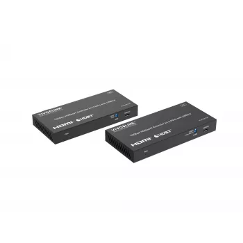 Zestaw KVM VivoLink VLKVM150 przedłużacz KVM HDBaseT 18 Gb/s, zasięg do 150 m