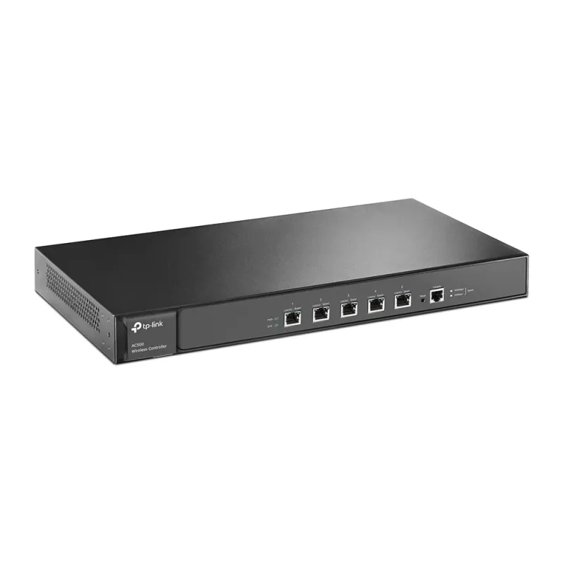 TP-Link AC500 Wireless Controller, Czarny, 1U, Montaż w szafie rack, Aktywność, Łącze, Zasilanie, System, 1000 MHz, 256 MB