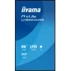 Cyfrowy płaski panel reklamowy IIYAMA LH8664UHS-B3AG — 85,6 cala (2,17 m) 3840x2160 4K IPS, 450 cd/m², Wi‑Fi, Android, 24/7, czarny