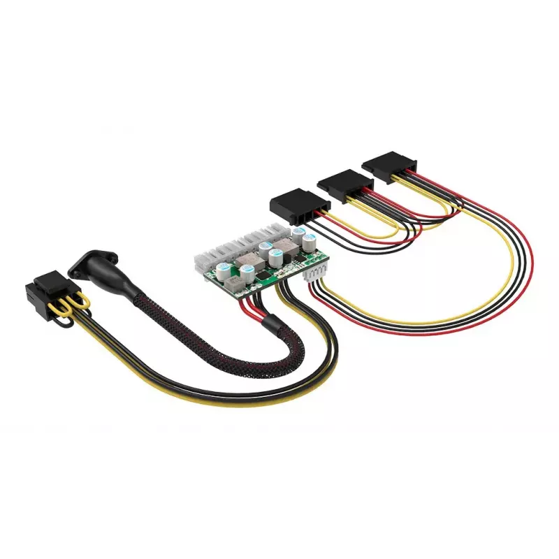 Akasa 150W DC-to-DC ATX Adapter 12V 180W wielokolorowy