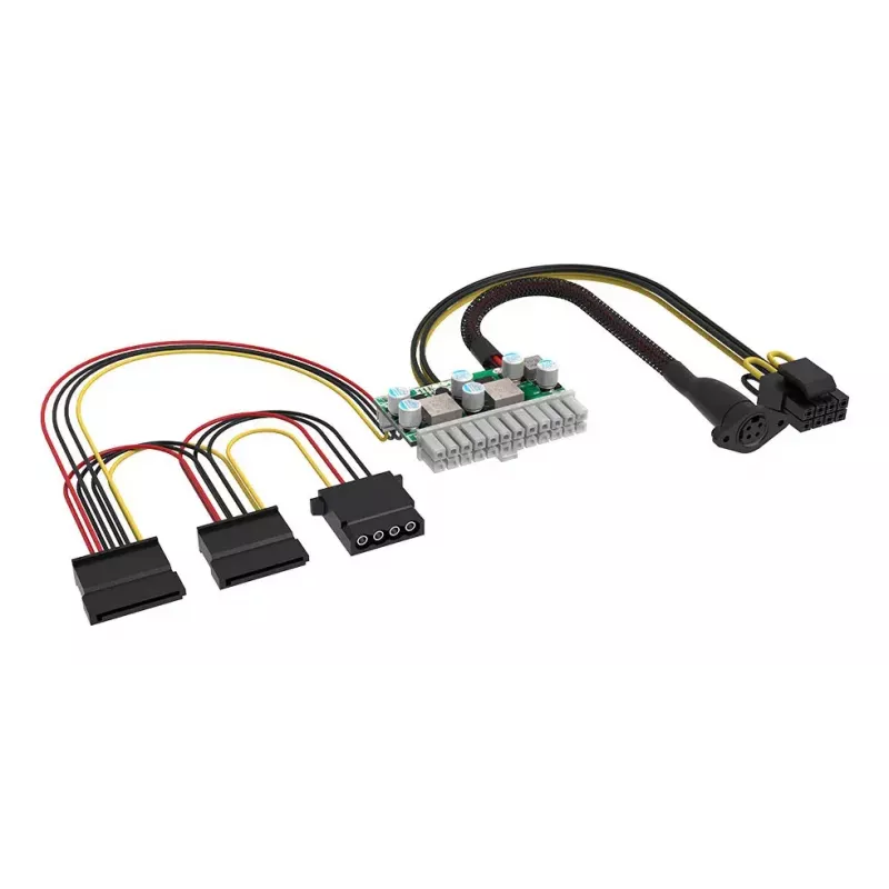 Akasa 150W DC-to-DC ATX Adapter 12V 180W wielokolorowy
