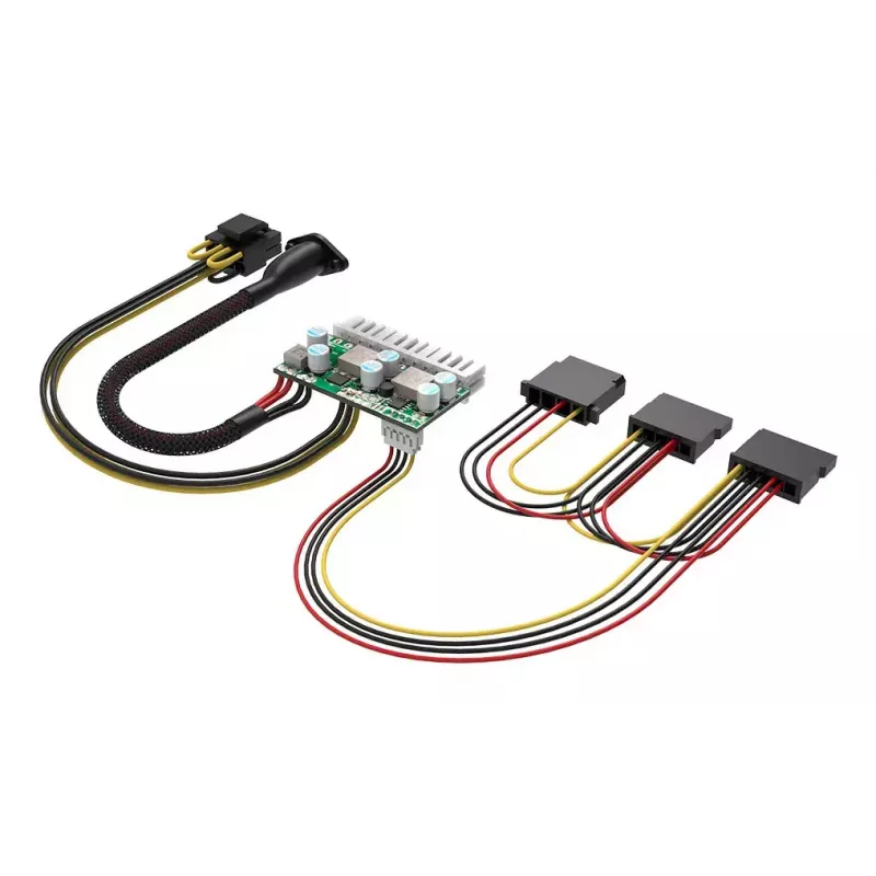 Akasa 150W DC-to-DC ATX Adapter 12V 180W wielokolorowy