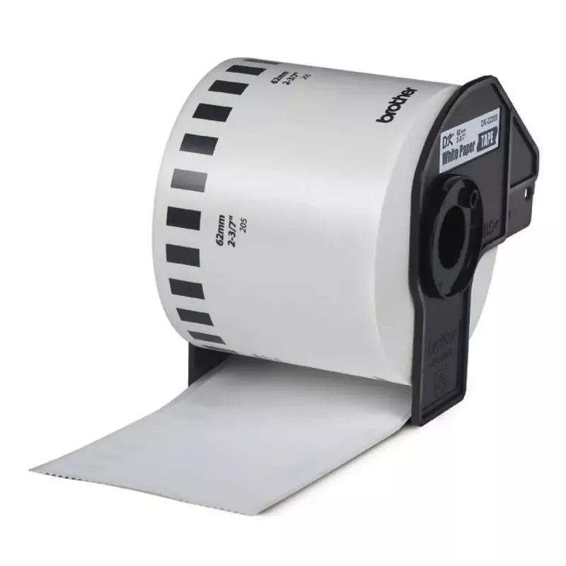 Etykieta ciągła Brother DK22205 czarny na białym 6,2 cm x 30,48 m