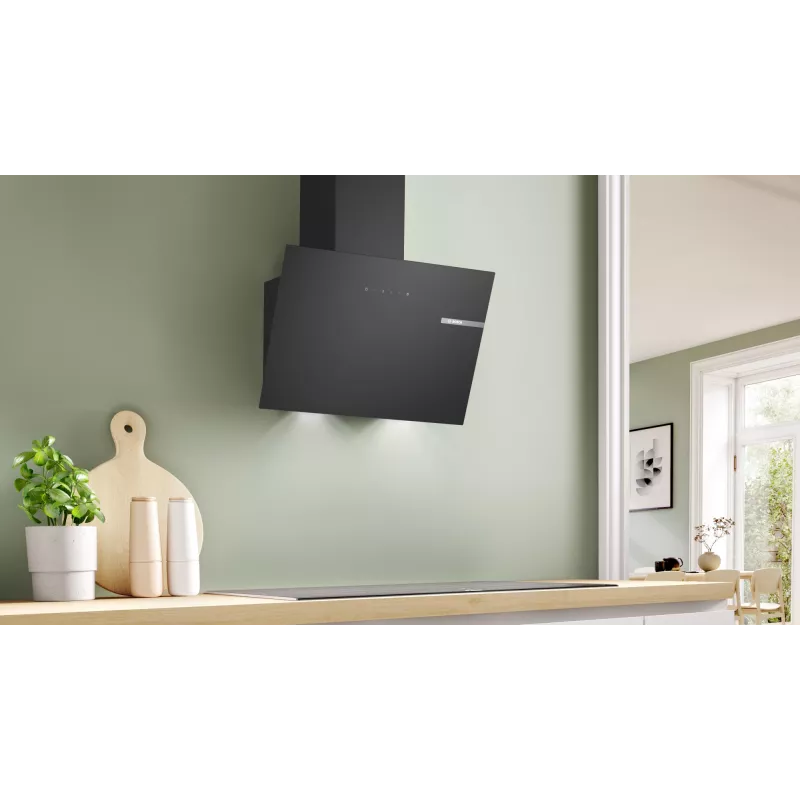 Okap Bosch Serie 2 DWK65DK60 ścienny Czarny 430 m³/h