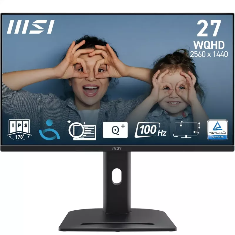 Monitor MSI Pro MP275QPG 27 inch IPS LCD QHD 2560x1440