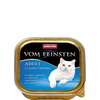 Mokra karma dla kota animonda Vom Feinsten Mature Salmon 100 g — dorosły, tacka, bezglutenowa i bezsojowa