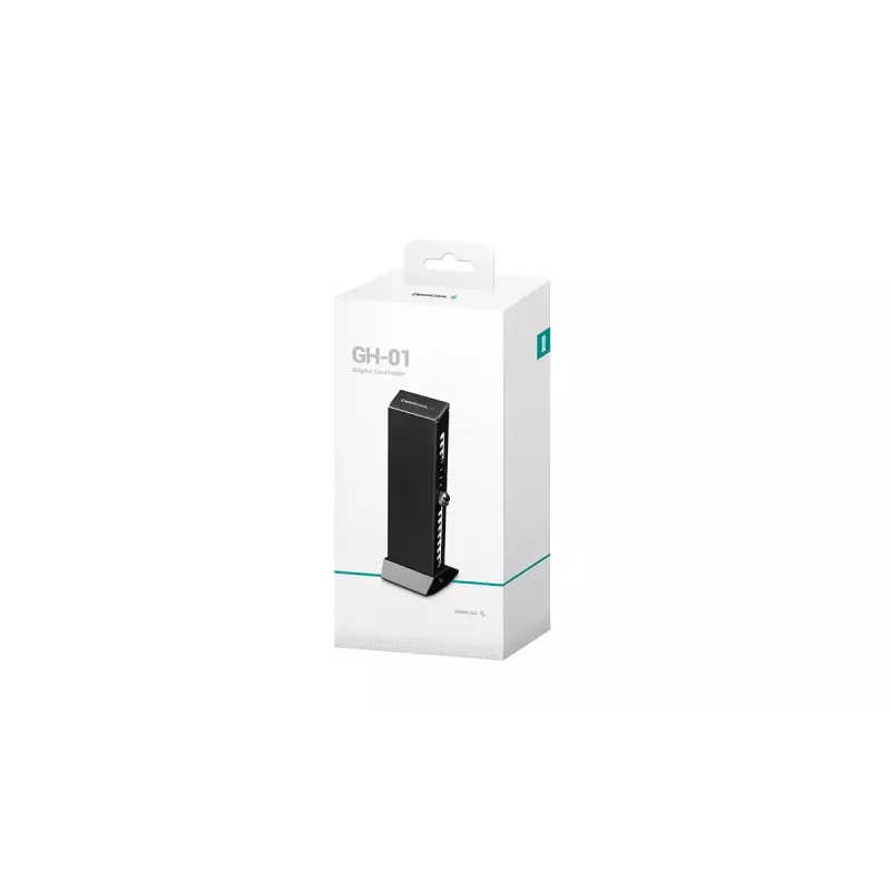 Uchwyt karty graficznej DeepCool GH-01 Universal, czarny, 52,6×60,6×163,7 mm
