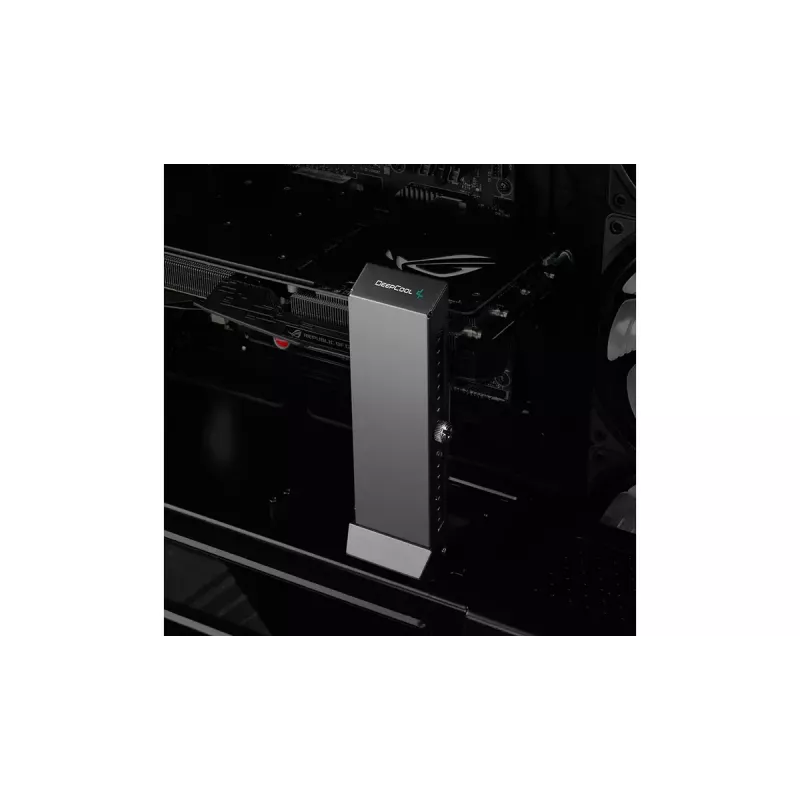 Uchwyt karty graficznej DeepCool GH-01 Universal, czarny, 52,6×60,6×163,7 mm