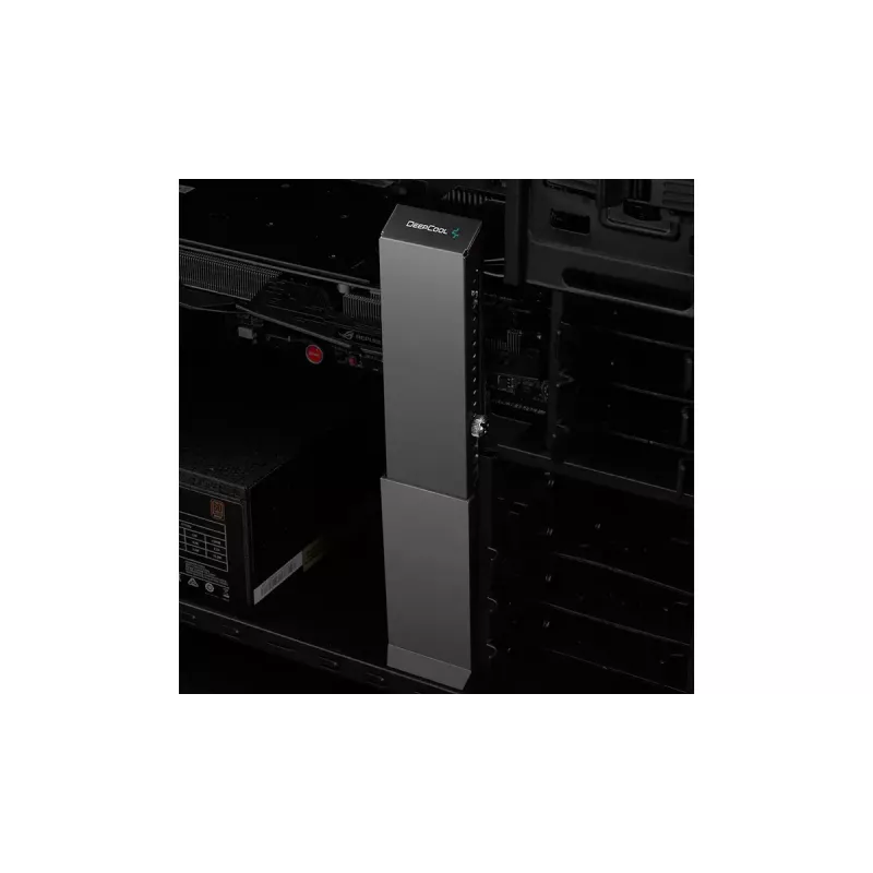 Uchwyt karty graficznej DeepCool GH-01 Universal, czarny, 52,6×60,6×163,7 mm