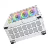 Obudowa PC MODECOM VOLCANO STELLAR PLUS ARGB MIDI 8F BIAŁA — midi tower, ATX, szkło hartowane, podświetlenie ARGB, 8 wentylatorów, GPU do 42 cm