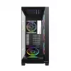 Obudowa PC mid-tower MODECOM VOLCANO STELLAR PLUS ARGB MIDI, 5 wentylatorów z przodu, hartowane szkło, USB-C