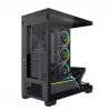 Obudowa PC mid-tower MODECOM VOLCANO STELLAR PLUS ARGB MIDI, 5 wentylatorów z przodu, hartowane szkło, USB-C