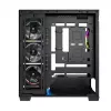 Obudowa PC mid-tower MODECOM VOLCANO STELLAR PLUS ARGB MIDI, 5 wentylatorów z przodu, hartowane szkło, USB-C