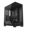 Obudowa PC MODECOM VOLCANO STELLAR PLUS MIDI Czarny — średnia wieża ATX, szkło hartowane, USB-C, obsługa kart graficznych do 420 mm