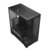 Obudowa PC MODECOM VOLCANO STELLAR PLUS MIDI Czarny — średnia wieża ATX, szkło hartowane, USB-C, obsługa kart graficznych do 420 mm