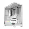 Obudowa PC MODECOM VOLCANO STELLAR PLUS MIDI biały — Midi Tower, microATX, szkło hartowane, USB-C, obsługa GPU 420 mm