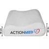 Poduszka ortopedyczna szyjna ActionMed CERVICAL MED PILLOW PO100AM — wypełnienie piankowe, 550×360×120 mm, zdejmowany pokrowiec do prania, biała