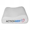 Poduszka ortopedyczna szyjna ActionMed CERVICAL MED PILLOW PO100AM — wypełnienie piankowe, 550×360×120 mm, zdejmowany pokrowiec do prania, biała