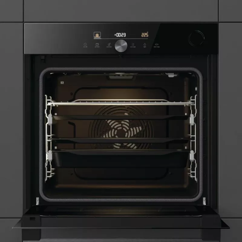 Gorenje G600 Elektrisk ugn BPSA6747DGWI RAL9005, Large, Electric, 77 L, 3500 W, 77 L, 2300 W