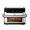 Tefal Dual Easy Fry Flex EY922D frytkownica beztłuszczowa, 9 L, czarny/stal nierdzewna