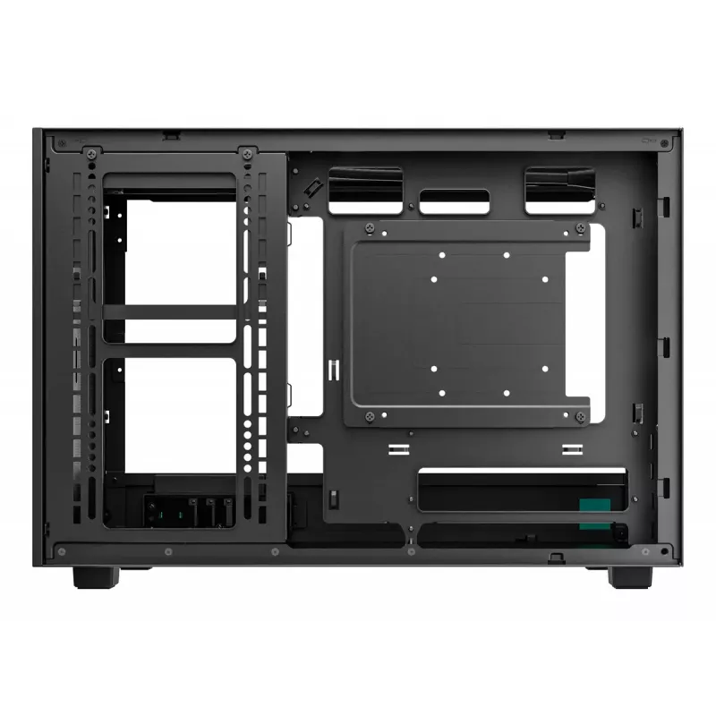 Obudowa PC DeepCool CH260 Micro Tower Czarna — Micro-ATX/Mini-ITX, szkło hartowane, USB-C, maks. GPU 413 mm