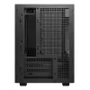 Obudowa PC DeepCool CH260 Micro Tower Czarna — Micro-ATX/Mini-ITX, szkło hartowane, USB-C, maks. GPU 413 mm