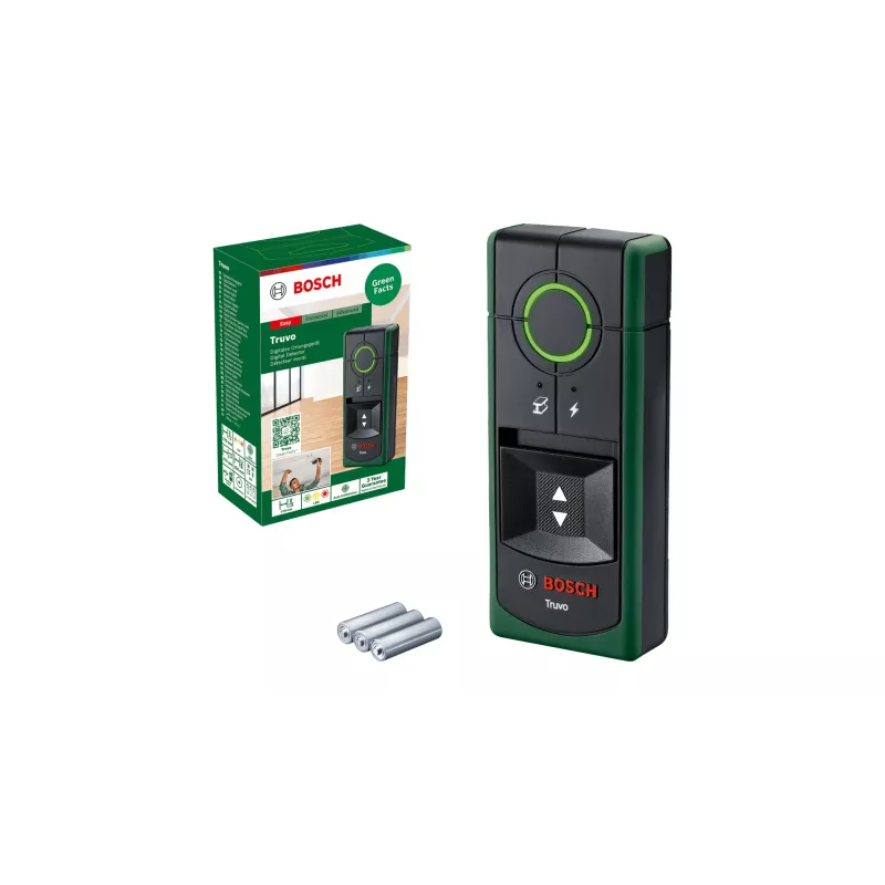 Wykrywacz elementów konstrukcyjnych Bosch Truvo 0603681205 — głębokość detekcji 50 mm, wskaźnik LED