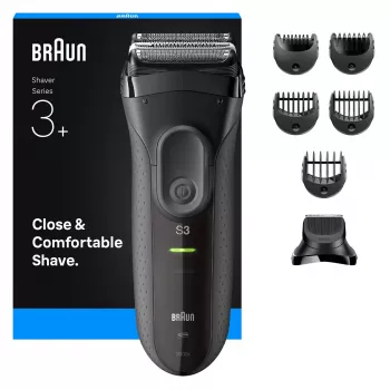 Trymer akumulatorowy Braun 3000BT 5 7 mm mokro i na sucho czarny szary