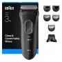 Trymer akumulatorowy Braun 3000BT 5 7 mm mokro i na sucho czarny szary