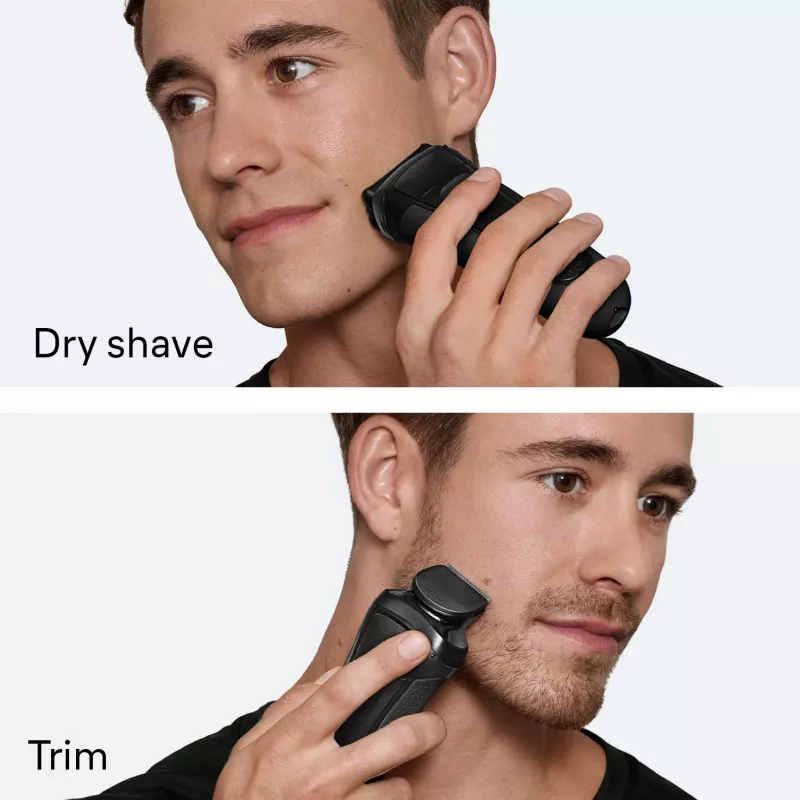 Trymer akumulatorowy Braun 3000BT 5 7 mm mokro i na sucho czarny szary
