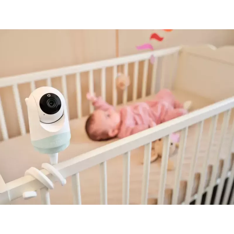 Baby monitor ETA ETA530690000 with flexible camera, biały/zielony, remote visual monitoring