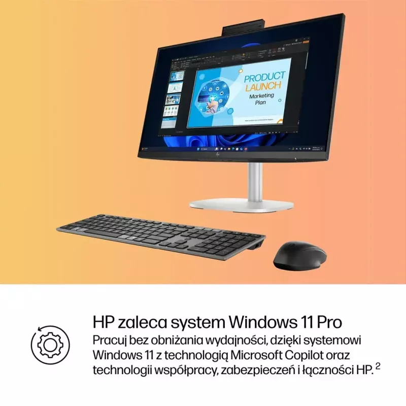 Komputer All-in-One HP EliteStudio 8 AiO G1i Ultra 5 23,8 cala FHD Dotyk IPS 16GB DDR5 512GB SSD Win11 Pro
