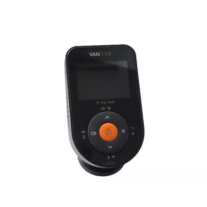 Kamera samochodowa VANTRUE S1PRO MAX — kompaktowy rejestrator 2-kanałowy, 3840×2160 F/1.8, 155° główny, Wi‑Fi, GPS, wyświetlacz 2 cale, tryb parkingowy, microSD do 1 TB