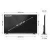 Sharp 70HP5265E TV 177.8 cm (70 cali) 4K Ultra HD Smart TV Wi-Fi Czarny