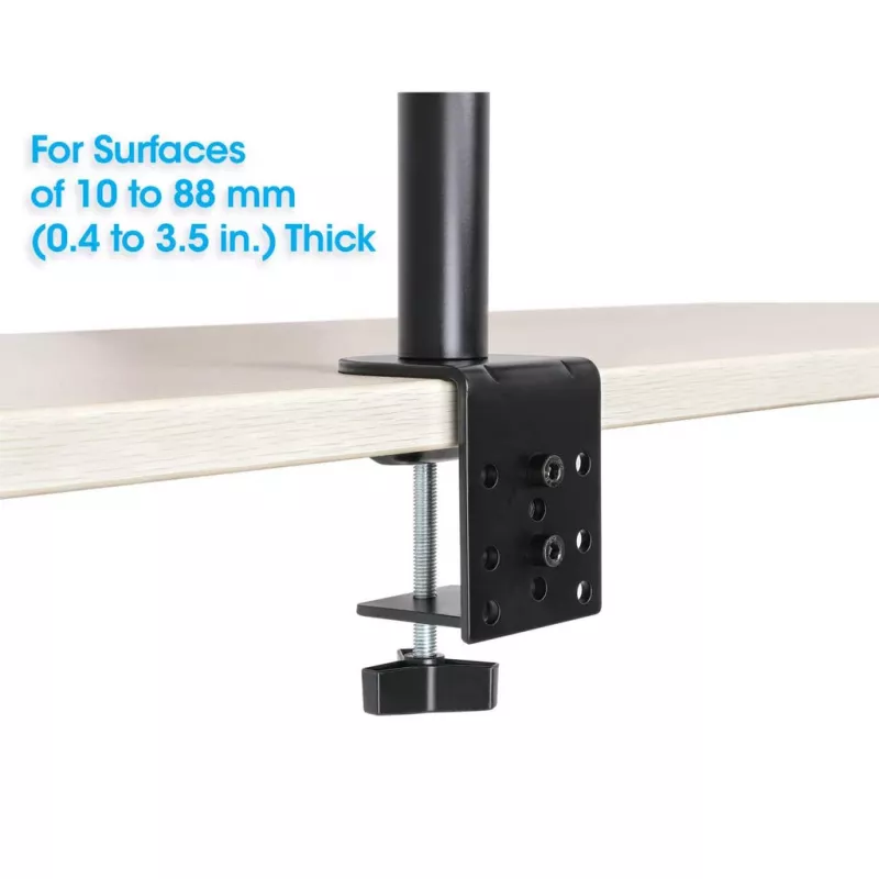 Manhattan Desk Mount for Monitors & Laptop Combo (Full Motion), ekrany: 10-27 cali, laptop do 17 cali, montaż zaciskowy, kompatybilność VESA: 75x75 i 100x100 mm, maks. 8 kg, uchwyt