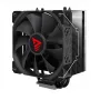 Radiator/chłodzenie SAVIO SAVGCOFROSTCzarnyX2 wentylator 120 mm, kompatybilny z LGA 1156/1155/1150/1151/1200/1366/1700, czarny